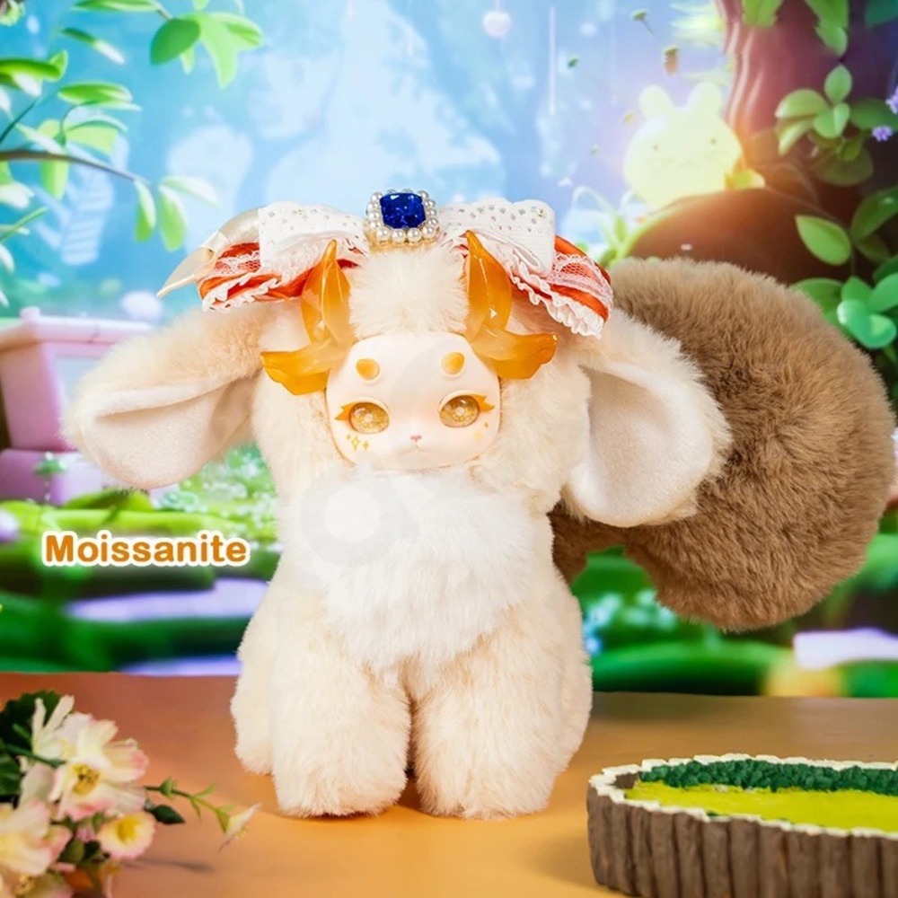 Tutulong Fantasy Crystal Moissanite Plush Blind Box Cat Dragon Cat-loong Art Toy
